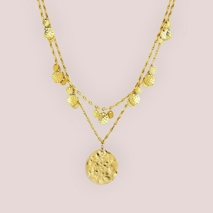 Penelope Gold Necklace - 18ct Gold Plated Brass