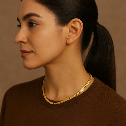 Texture Gold Necklace