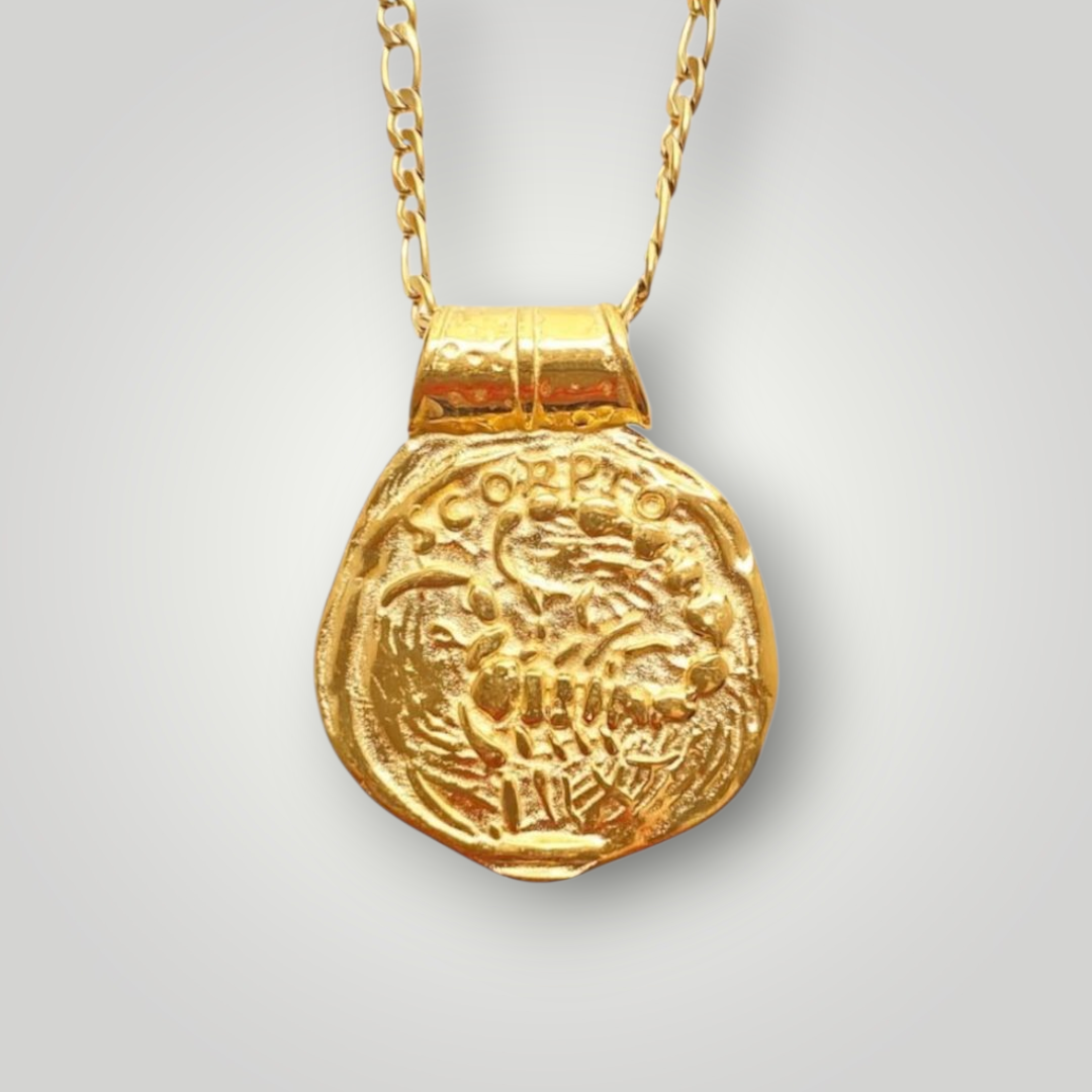 Scorpio Zodiac Necklace – 18K Gold PVD Stainless Steel Waterproof