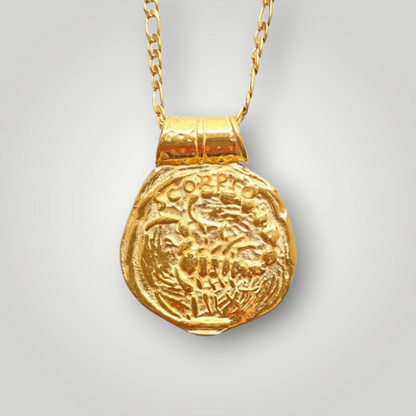 Scorpio Zodiac Necklace – 18K Gold PVD Stainless Steel Waterproof