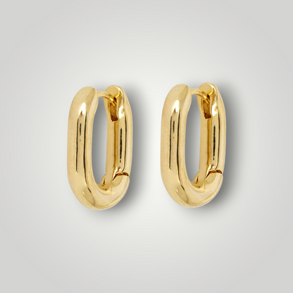 Dodo hoops - 18ct Gold Plated