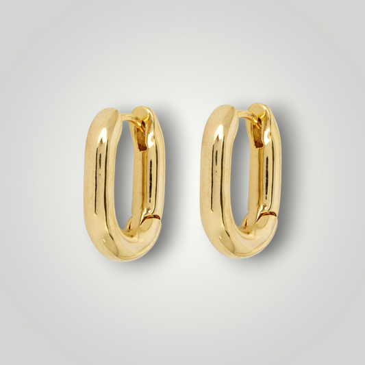 Dodo hoops - 18ct Gold Plated