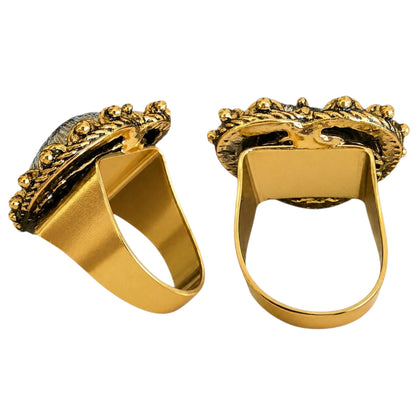 Sacred heart dome ring