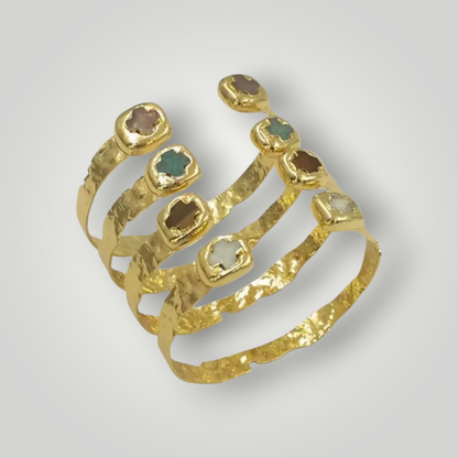 Aurora cuff - 18ct Gold Plated Brass