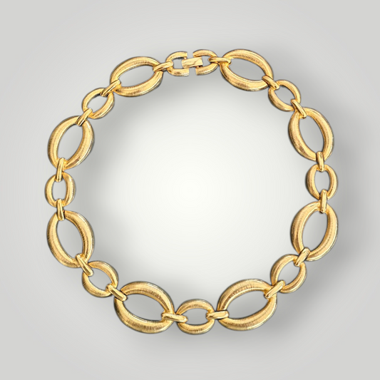 Vintage Oval-Link Chain Necklace
