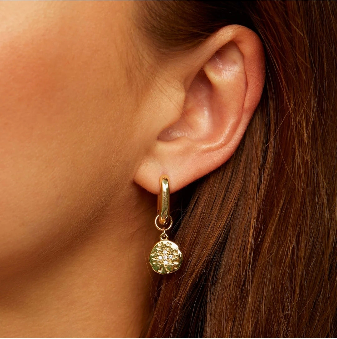 Dodo hoops - 18ct Gold Plated