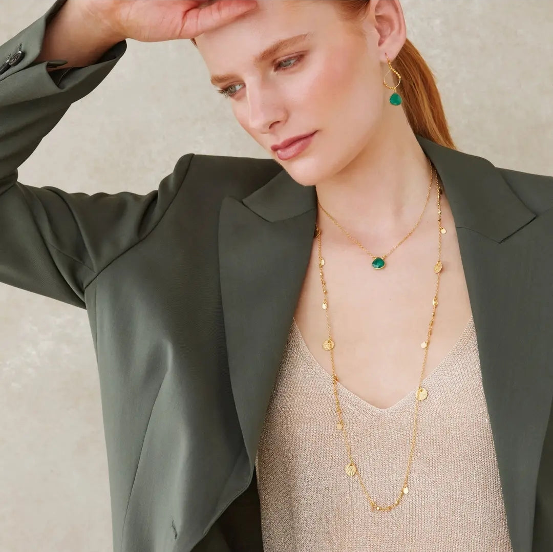 Olympia necklace - 22ct Gold Plated Brass