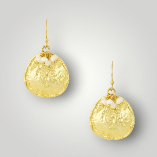 Charlotte Earrings 22ct Gold Plated