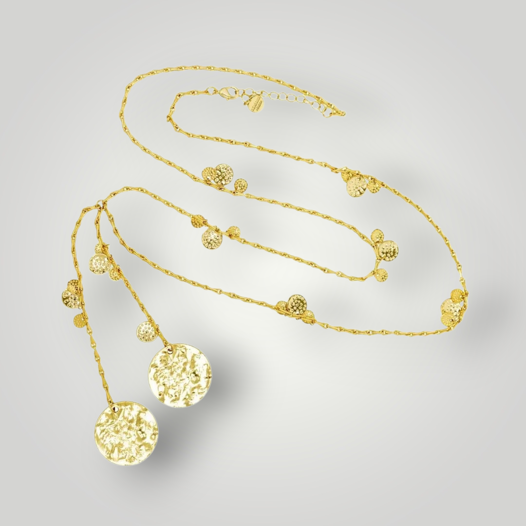 Greta Gold Necklace - 18ct Gold Plated Brass