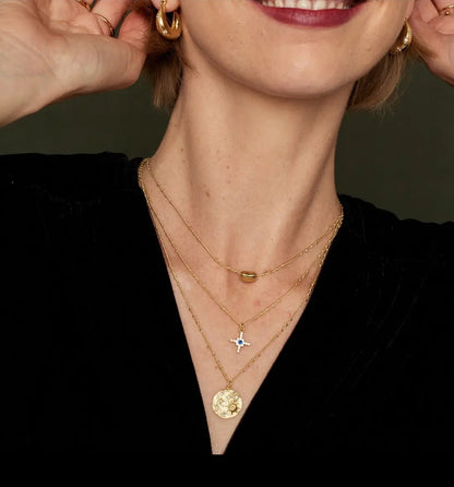 Coco Necklace - 18ct Gold Plated Brass