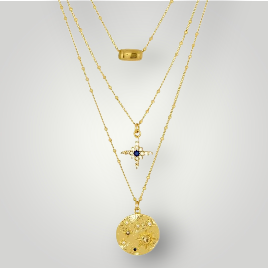 Coco Necklace - 18ct Gold Plated Brass
