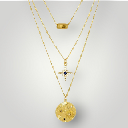 Coco Necklace - 18ct Gold Plated Brass