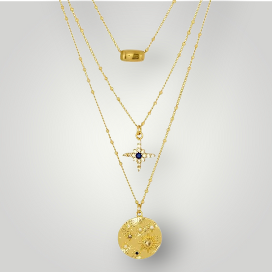 Coco Necklace - 18ct Gold Plated Brass