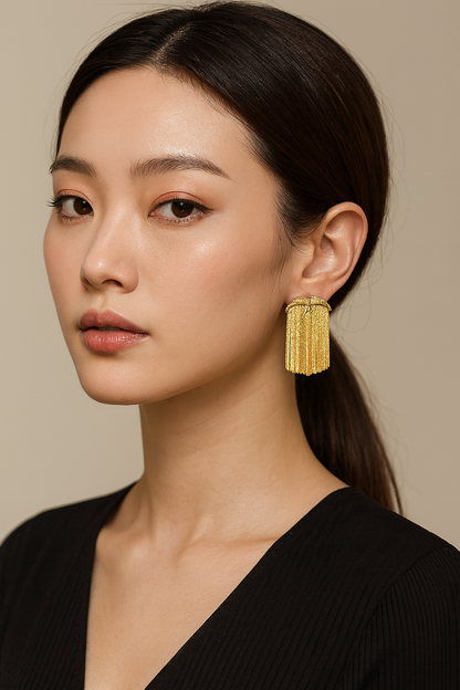 Lumiere Gold tassels - 18ct Gold Plated