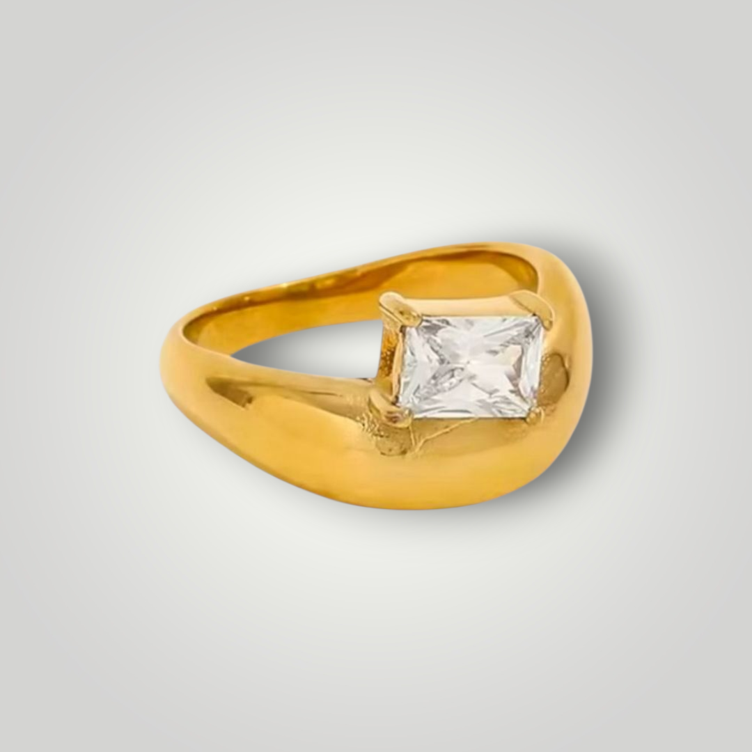 Alaya Ring - 18ct Gold Plated Stainless Steel
