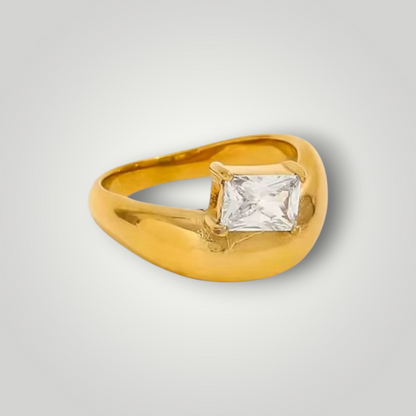 Alaya Ring - 18ct Gold Plated Stainless Steel