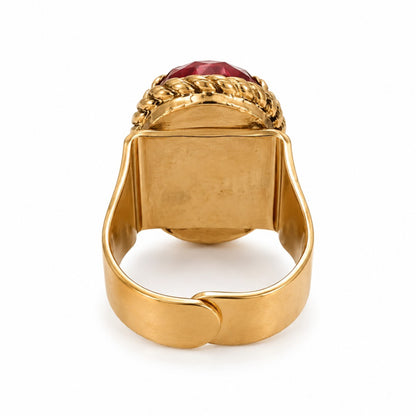 Ruby Red Statement Ring
