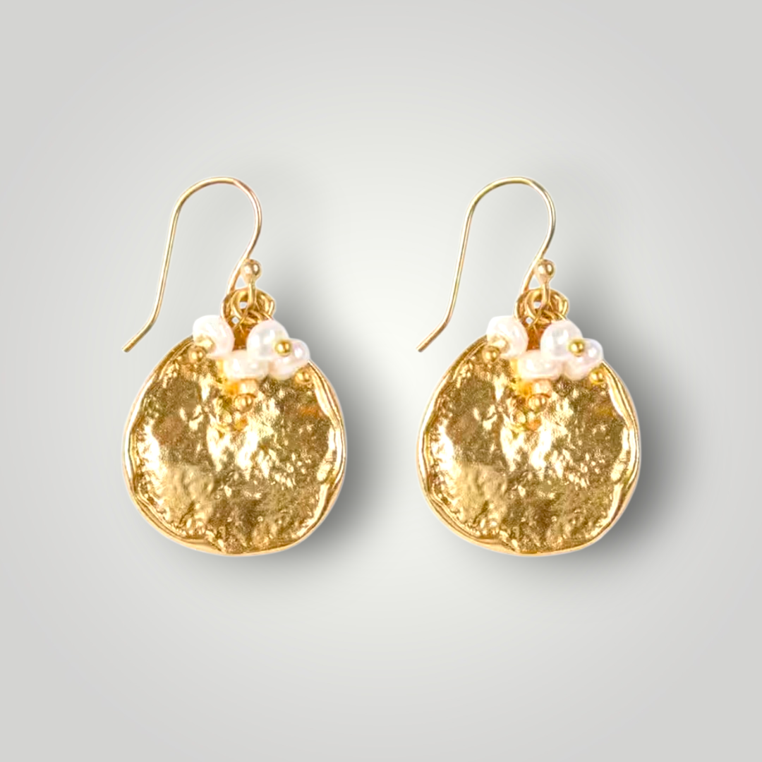 Soleil Earrings 22ct Gold Plated