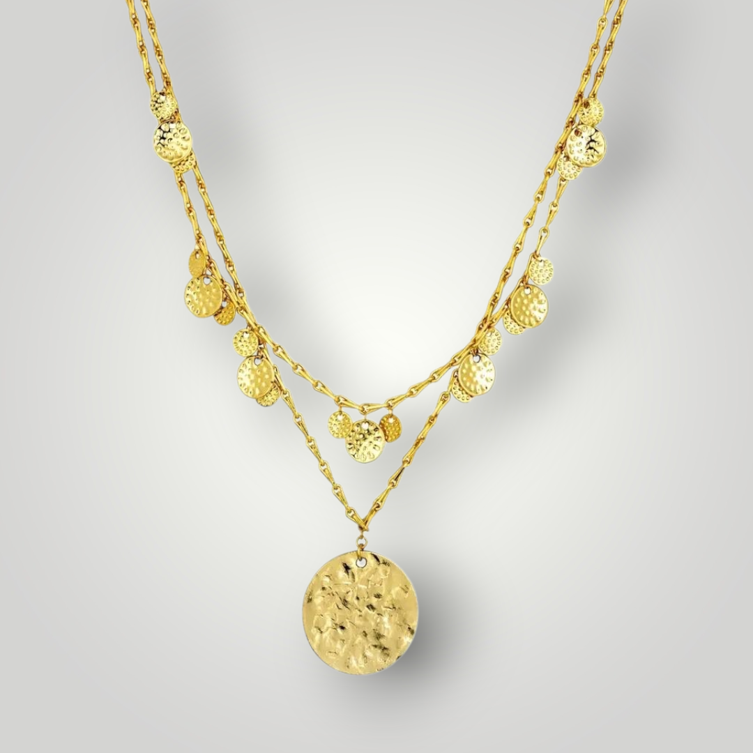 Penelope Gold Necklace - 18ct Gold Plated Brass