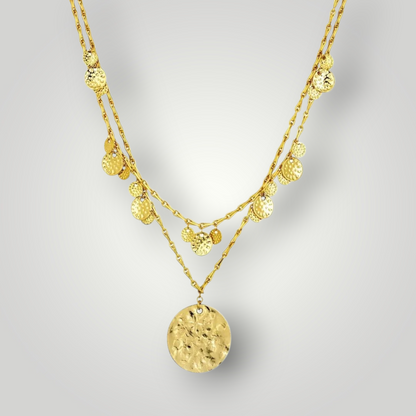 Penelope Gold Necklace - 18ct Gold Plated Brass