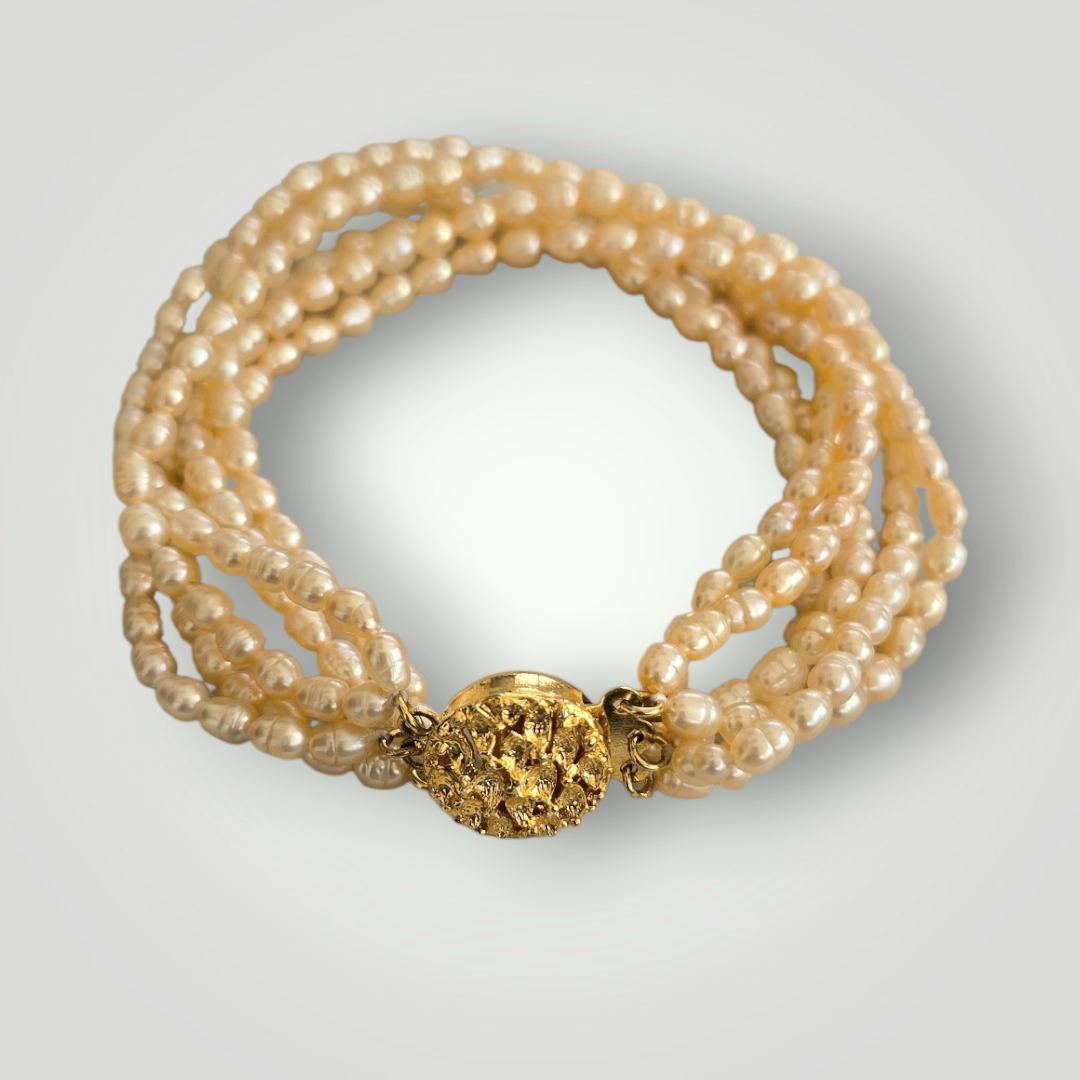 Lucia Multi-Strand Pearl Bracelet