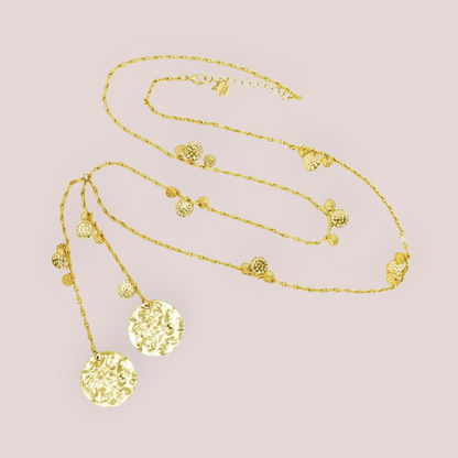 Greta Gold Necklace - 18ct Gold Plated Brass