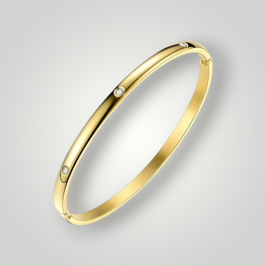 Elise bangle - 18k Gold Plated Stainless Steel