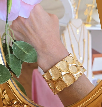 Italian Oro Scultura 18ct Gold-Plated Bracelet