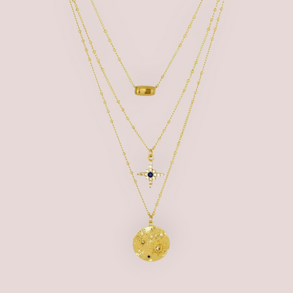Coco Necklace - 18ct Gold Plated Brass