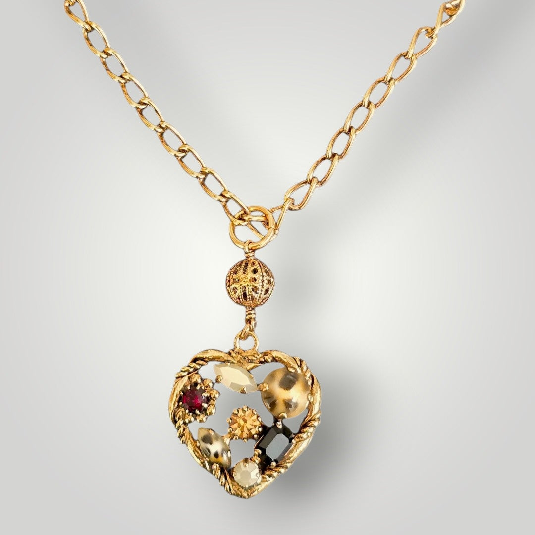 Swaroski Crystal Heart Necklace