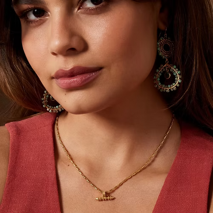 Jorge necklace - 22ct Gold Plated Brass