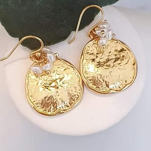 Charlotte Earrings 22ct Gold Plated